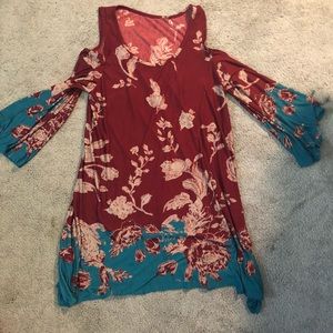 Red blouse
